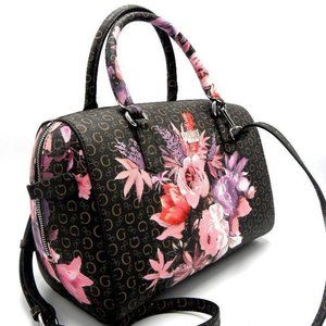 GUESS "ASHEVILLE" MULTI FLORAL - HANDBAG.